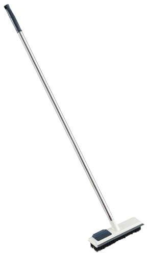 Cepillo para Suelos – Cepillo para Lavar Suelos | Escoba doméstica con Mango Largo, purificador de Mantenimiento del Suelo con Mecanismo de Bloqueo por torsión para baño, Patios, baldosas