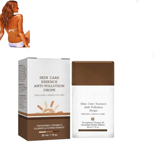 Drops Bronzants pour le Visage et le Corps,Peptides Bronzage Sérum,Gouttes Bronzantes,Sérum Autobronzant Visage Hydratant,Essence Bronzante Régénérante pour Visage et Corps,30ml