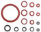 15 Stück O-Ringe Dichtung für Kaffeevollautomat Silikon O-Ring Dichtungsringe Set Wartungssatz für Philips Saeco Dichtung Wartungssatz O-Ringe Kompatibel mit Philips Saeco Gaggia Spidem usw