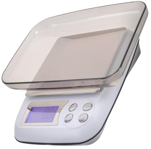 Ciieeo Hohe Digitale Küchenwaage Silber Mehrzweck-design Wiegen Lebensmittel Gewürze Schmuck