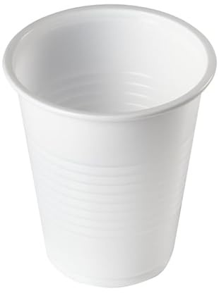 Non-Vending Cup Premium PP 200ml 7oz Squat White (Pack 2000) | Features an 7oz capacity — ideal for catering events, water coolers, and office use without cracking.