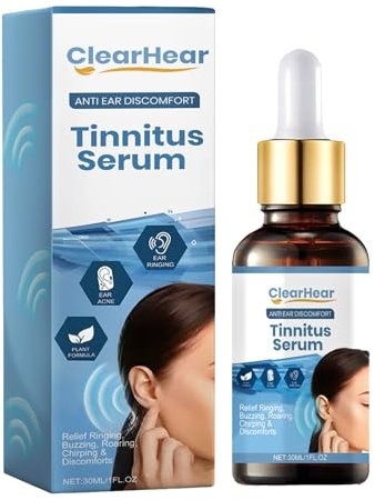 KOAHDE Alivio del Tinnitus para el Zumbido de Oídos,Líquido para los Oídos,Aceite Para El Cuidado De Las Orejas,Solución para El Cuidado de Los Oídos,Gotas Para La Picazón De Las Orejas