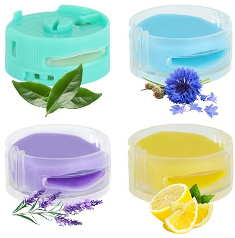 FunnAura 4 Pcs Anti Odour Cartridge Refills for Shark Stratos Vacuum Cleaners (HZ3002, IZ862H, IZ562H, AZ3002, Part No.1541fc3000)