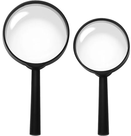 2 Pièces De Loupe Pour Enfants, Outils D'Assistance À La Lecture, Jouets Pour Enfants, Accessoires De Rôle.