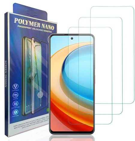 Generisch Protector de Pantalla para ZTE Blade A75, 9H Dureza Cristal Templado móviles película blindada HD protectora 3 Piezas
