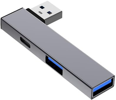 Asukohu 4 In 1 USB3.0 Hubs With USB3.0 USB2.0Port USB To Type C+2USB Adapter USB Splitter 5Gbps USB C Data Port 480Mbps USB2.0 USB Hub