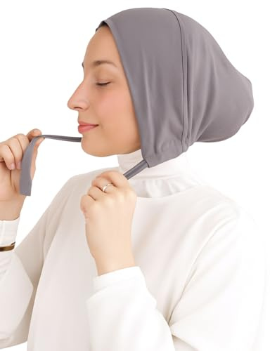 Hijab Hijab zum Binden aus Baumwolle, Hijab-Stirnband für muslimische Frauen, SH-8