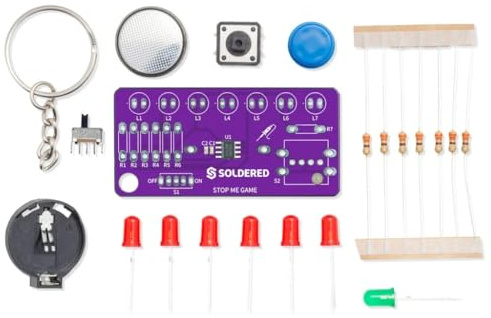 Soldered Stop Me Game Lötbausatz | Löten Lernen | Made in EU | 333138