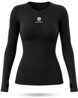 SWORTS Damen Baselayer Sport I Langarm Funktions-Oberteil mit Kompression & Daumenloch (Performance Longsleeve)
