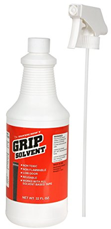Dynacraft Golf Grip Lösungsmittel (ungiftig und schwer entflammbar) 32 Unzen Flasche Paket mit Trigger Sprayer