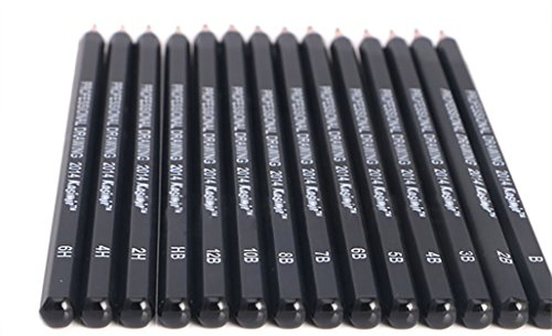 14 PCS/Set 6H – 12B Professionelle Künstler Kunst Skizze Zeichnen Bleistift Craft Werkzeug