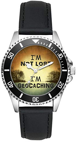 KIESENBERG Geocaching Geschenk Artikel Idee Fan Uhr L-6111