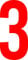 ShirtInStyle Zahlen selbsklebende Aufkleber, von 2-20cm Höhe, Mülltone, Haustür, Basteln, Boote, Nummern, Kennzeichen, Ziffer 3-10cm, Farbe rot