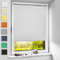 NoCon Verdunklungsrollo Klemmfix ohne Bohren & mit Bohren ● Weiß 115x160cm (BxH) ● Thermorollo Klemmrollo Fensterrollo Sonnenschutz Sichtschutz, Rollos für Fenster und Tür