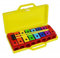 A-Star Buntes Glockenspiel-Set mit 8 Sopran-Diatonischen Regenbogen-Glockenspiel-Xylophonen mit zwei Schlägeln und solider gelber Tragetasche – C6 bis C7