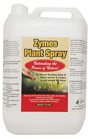 Zymes Plant Spray 5000ml Insect Cleanser, Cleans away Mites, Thrips, Aphids, Whiteflies as well as their Larvae and Eggs