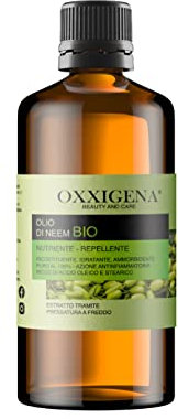 Oxxigena 100% reines Bio-Neemöl - 250 ml - kaltgepresst - feuchtigkeitsspendend, aufbauend, ideal für Haare, Haut - vegan, GMO-frei