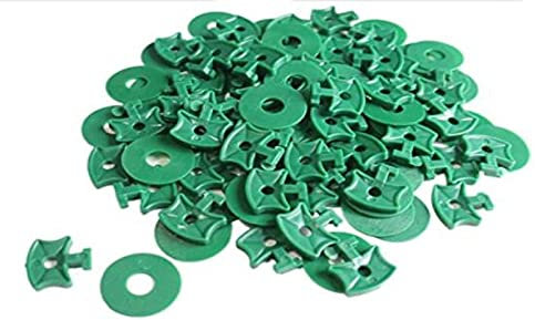 Greenhouse Twist Clips,Hooks Plastic Greenhouse Fixing Clips and Washers Greenhouse Extender Corner Clips for Greenhouse Insulation Netting Shading,Hanging Green Plant Flower (100)