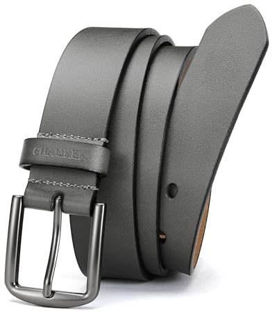 CHAOREN Ledergürtel Herren, Gürtel Herren Leder 35mm für Jeans, Hochwertiger Leder Weicher und Passt Besser