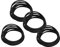 KOZEEY Bracelet en Corde de Cheveux de 40 Pièces en Silicone élastique,