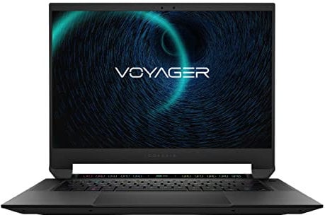 Corsair Voyager a1600 Ordinateur Portable Gaming (AMD Ryzen R9 6900HS, AMD Radeon RX 6800M, DDR5 32 Go, Écran IPS 16 Pouces 2560 x 1600 240 Hz, Switchs Cherry MX Ultra Low Profile, Windows 11) Noir