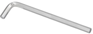 Langer Inbusschlüssel aus Chromstahl 4,0 mm.