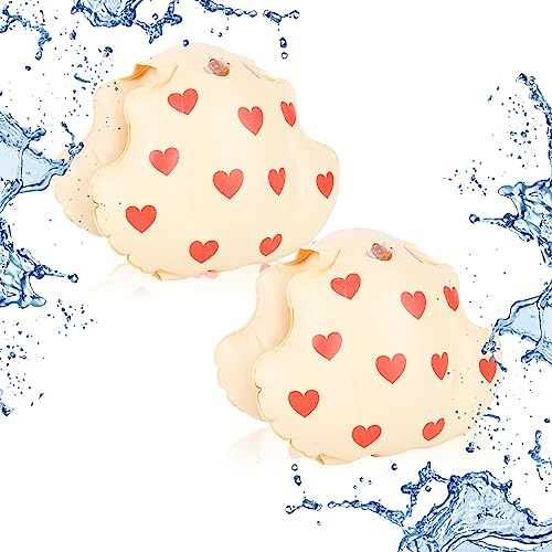 Schwimmflügel, Schwimmflügel Kinder, Schwimmhilfe ab 1-6 Jahr für Jungen Mädchen, Schwimmhilfe Schwimmfluegel für Baby Kleinkind Schwimmärmchen Schwimmweste und Swimsafe Gerät für Anfänger (weiß)