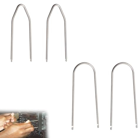 BZKSER 4Pcs Entriegelungsschlüssel Autoradio Ausbauwerkzeug Entriegelungswerkzeug Radio KFZ Autoradio Bügel Removal Instrument Schlüssel DIN-Freigabetasten