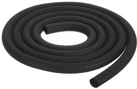 QUARKZMAN Nastro Tenuta Gomma Espansa, Diametro 10mm (25/64) Lunghezza 2.5 Metri (8.20 Piedi) Gomma Epdm Rotonda per Guarnizioni Fai-Da-Te, Magazzino, Tappetini, Tubi Schiuma, Artigianato