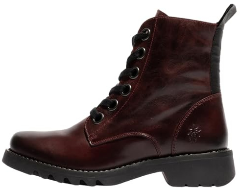 Fly London Women's RAGI539FLY Ankle Boot, Wine, 6 UK