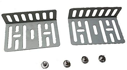 Ysvnlmjy Double Din Installation Kit,| Double Din Installation| Holder and Screw | Fitting Kit Installation, 2DIN Car Radio Adapter in-Dash Mounting Frame Complete Fitting Kit