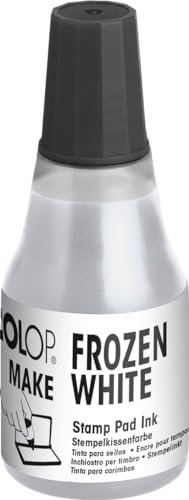COLOP Nachfüllfarbe für MAKE Stempelkissen 25 ml frozen white