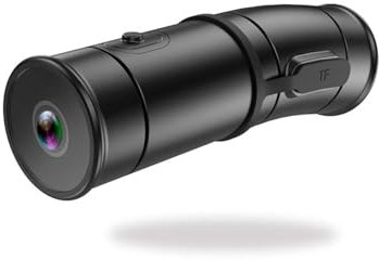 Jinpei 4K UHD Motorcycle Helmet Camera Front and Rear,Dual Lens Bike Cameras with Wi-Fi Connection, Remote Control and Loop Recording, Motorcycle Dash Cam, 64G Card Included, JD-07BM