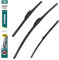 HEYNER® Scheibenwischer Set mit Heckscheibenwischer passend für VW MULTIVAN T5 (09.2009-05.2013) HYBRID Flachbalkenwischer Front- und Heckwischer