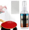 PingPong Paddelreiniger | Tischtennisschläger-Reinigungsspray-Set, 60 ml Sprühflasche mit 2-seitigem Schwamm, leistungsstarker Tischtennis-Gummi-Reiniger entfernt Staub, Schmutz, Fett, Fingerabdrücke