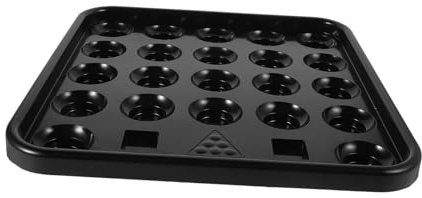 TOBBOMEY Pool Ball Tray Billiard Ball Holder Box Plastic Billiards Accessory Pool Player Accessories
