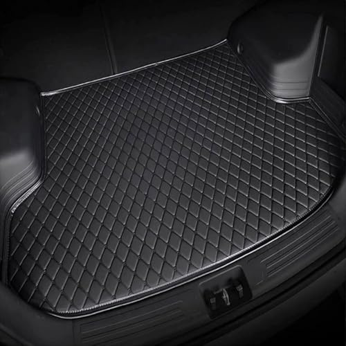 jiuqiwang Auto Leder Kofferraummatten für Mercedes Benz CLA Shooting Brake (X118) 2023-2024, Kofferraumwanne Cargo Teppich Kratzfest rutschfest Kofferraum Schutzmatten Innenmatte Zubehör,A