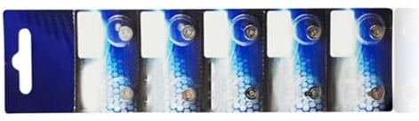 Lot de 10 piles bouton alcalines AG1/AG3/AG4 LR621/LR41/LR626 1,5 V pour montres, calculatrices, appareils électroniques