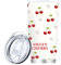 FOLAI Thermobecher- Isolierbecher, Edelstahl Travel Mug, 20oz/600ml Vakuum auslaufsicher Reisebecher mit Deckel, Autobecher, Kaffee Becher（Kirsche）