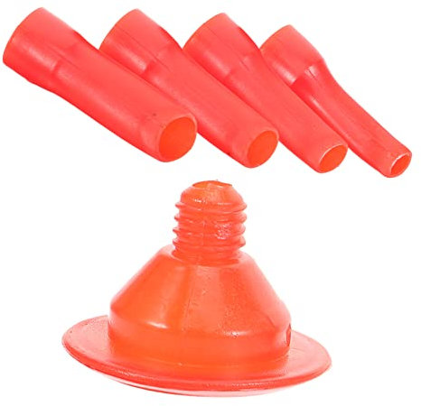 Lurrose 4 Stück Austausch der Dichtungsdüsenspitzen Kesseldüse für Dichtungsdüsen Verfugung werkzeug Verstemmen von Düsenspitzen Epoxid-Kolbendichtkappe Plastik