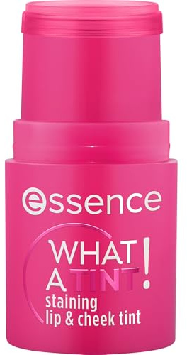 essence WHAT A TINT! tinte para labios y mejillas, refrescar, Efecto tinte, resultado inmediato, natural, color intenso (5g)