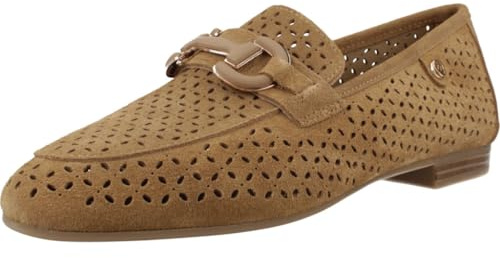 Carmela Damen-Mokassins – Bequeme und vielseitige Schuhe – Freizeitmode, Camel, 40 EU