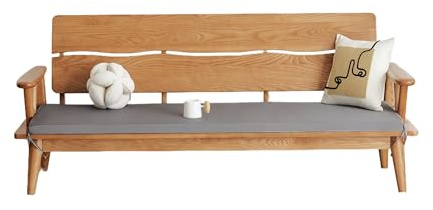 EBETA Bankauflage Outdoor Sitzauflage Bankkissen Wetterfest Gartenbank Sitzkissen waschbar, 5cm dick Bankpolster Bezug abnehmbar Gartenmöbel (Anthrazit, 140 * 50 * 5 cm)