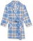 Jockey Women's Plus Size Microfleece Long Robe, Dizzy Plaid, 1X