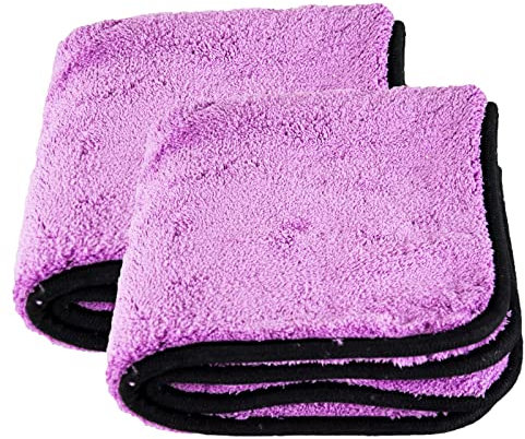 Liquid Elements Purple Monster Mikrofasertuch Microfaser 1800 GSM 40 x 40 cm (2 St?ck)
