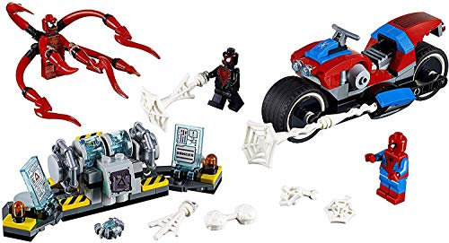 Spider-Man Marvel LEGO Bike Rescue 235-Piece Building Kit