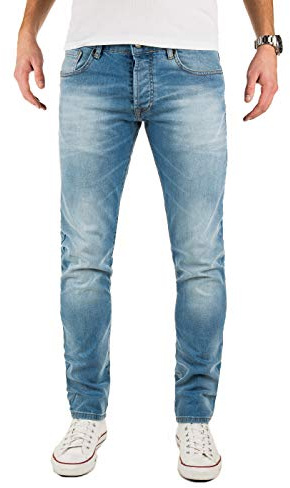 WOTEGA Herren Jeans Rick Slim fit, Blau (Bijou Blue 183921), W31/L34
