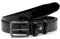 Red Bridge Herren Gürtel Ledergürtel Lack-Gürtel Leather Belt RBC Premium Schwarz 105