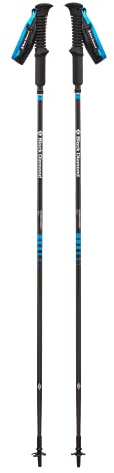 Black Diamond DISTANCE CARBON Z Z-POLES, Ultra-leichte Trekkingstöcke (Trailrunning-Stöcke), klein faltbar, Carbon, Länge: 125 cm