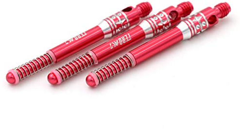 CUESOUL TERO AK7 Alu Dart Shafts Eingebauter Federteleskop, 3er-Set